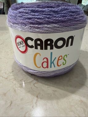 Caron Cakes Ombre Purple Bumbleberry Yarn Cake NEW pet free home